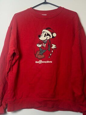 Vintage Disney Holiday Mickey Mouse Sweatshirt Size L